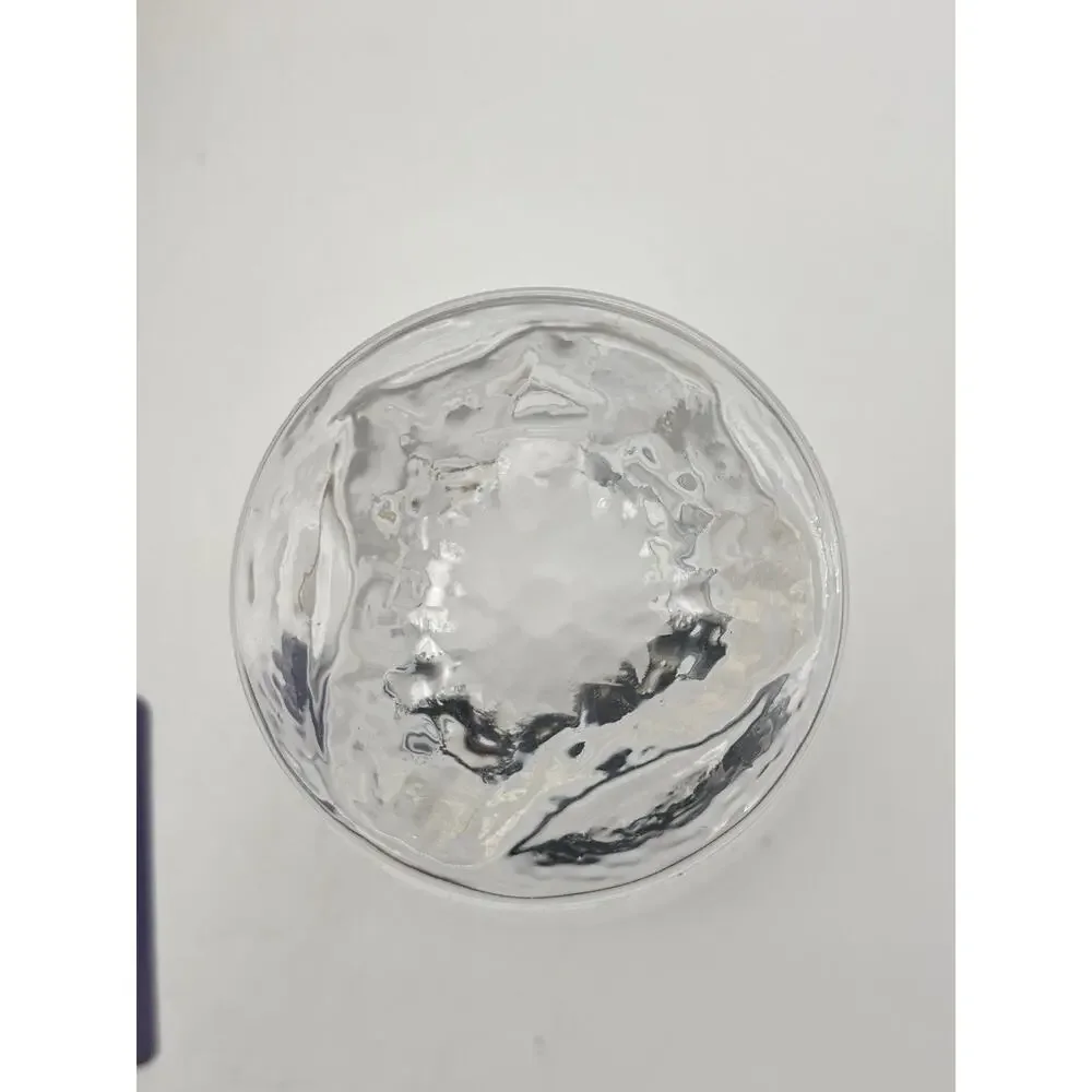 New Tajima Glass Sato Mount Fuji Rocks Glass with Wooden Box Tokyo Japan